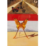 Salvador Dali, projekt (1904 Figueres - 1989 Figueres), Suite Papillon (dla SNCF), 1969