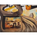 Salvador Dali, projekt (1904 Figueres - 1989 Figueres), Suite Papillon (dla SNCF), 1969