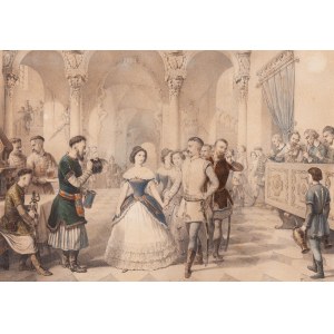 François Grenier (1793 - 1867), Into the dance they went, Antoni Zaleski, 1845-1875