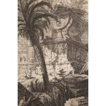 Giovanni Battista Piranesi (1720 Mogliano Veneto - 1778 Rím), Architektonická fantázia z cyklu Prima parte di architetture e prospettive, 1743