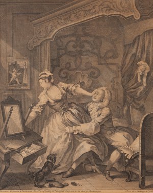 William Hogarth (1697 Londyn - 1764 Londyn), Przed (Uwiedzenie), 1736