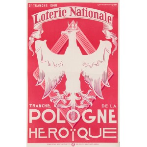 Louis Marcoussis (1878 Lodž - 1941 Cusset), Loterie Nationale Tranche de la Pologne Heroique, 1939