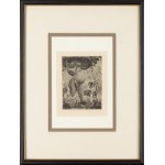 Bolesław Cybis (1895 Folwark Massandra na Krymie - 1957 Trenton (New Jersey, USA)), Kobieta z koszem winogron (Kobieta dźwigająca kosz z winogronami), około1923