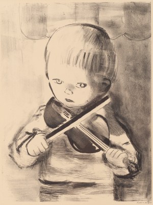 Rajmund Kanelba (Kanelbaum) (1897 Warszawa - 1960 Londyn), Mały skrzypek, I poł. XX w.