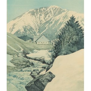 Friedrich Iwan (1889 Kamienna Góra - 1967 Wangen), Schneekreisel im Riesengebirge, 1925-1930