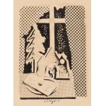 Ludwik Tyrowicz (1901 Lwów - 1958 Łódź), Trzy współoprawne prace (kartki świąteczne produkcji artysty)
