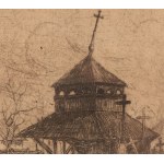 Jan Rubczak (1884 Stanislawow - 1942 Auschwitz), Old bell tower, ca1910