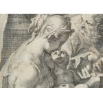 Hendrik Goltzius (1558 Mülbracht - 1617 Haarlem), Holy Family, ca1589