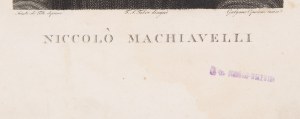 Galgano Cipriani (1775 Siena - 1857), Niccolo Machiavelli, 1807