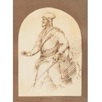 Cyprian Kamil Norwid (1821 Laskow-Głuchy - 1883 Paris), Man with a rapier, 1853