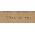 Tamara Lempická (1895 Moskva - 1980 Cuernavaca, Mexiko), Portrét malířčiny dcery, studie k obrazu La communiante (První přijímání), asi 1928
