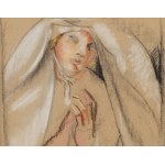 Tamara Lempicka (1895 Moskau - 1980 Cuernavaca, Mexiko), Porträt der Tochter der Künstlerin, Studie für das Gemälde La communiante (Die Erstkommunion), um 1928