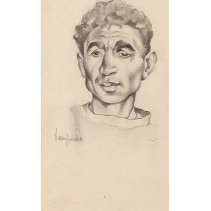 Tamara Lempicka (1895 Moskva - 1980 Cuernavaca, Mexiko), Portrét rybáře, asi 1947