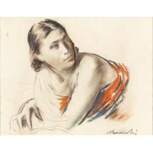 Wacław Borowski (1885 Łódź - 1954 Łódź), Porträt einer Frau