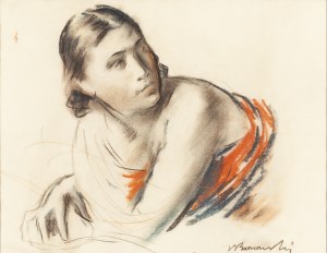 Wacław Borowski (1885 Łódź - 1954 Łódź), Portret kobiety
