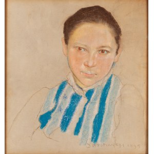Stanisław Wyspiański (1869 Kraków - 1907 Kraków), Portret dziewczynki, 1895