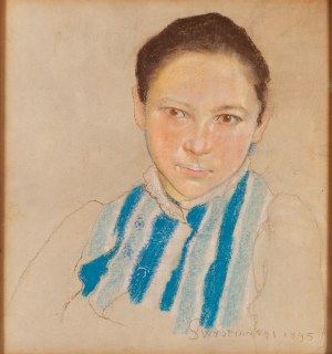 Stanisław Wyspiański (1869 Kraków - 1907 Kraków), Portret dziewczynki, 1895