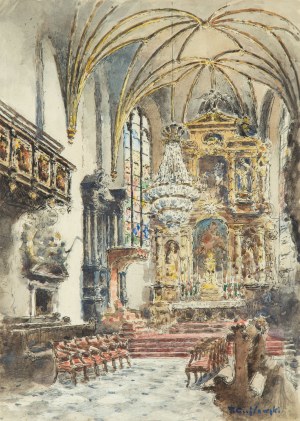 Tadeusz Cieślewski (ojciec) (1870 Warszawa - 1956 Warszawa), Wnętrze kościoła