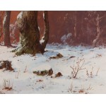 Józef Guranowski (1852 Warsaw - 1922 Warsaw), Winter Landscape, 1913
