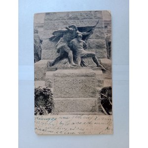 POSTCARD KRAKOW GRUNWALD MONUMENT VICTORY PREWAR 1911