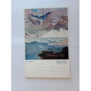 POSTKARTE MALEREI ST GAŁEK ZAKOPANE TATRA MORSKIE OKO VORKRIEGSZEIT