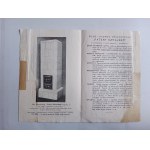 DRUK REKLAMOWY PIECE I KUCHNIE WARSZAWA KAROL SZRAJBER 1928 R