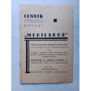 CENNIK APTECZNY KRAKÓW UL. JAGIELLOŃSKA
