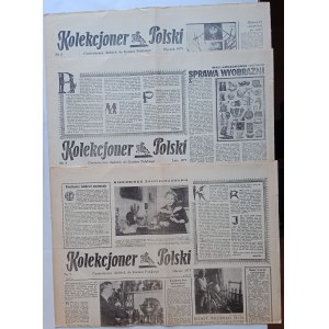 KOLEKCJONER POLSKI SET OF 3 ISSUES: JANUARY-MARCH 1973