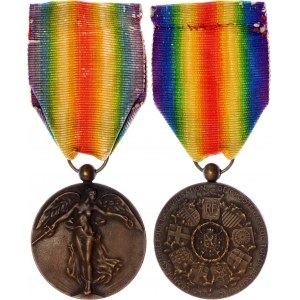 Belgium WW I Victory Medal 1919