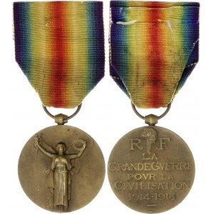 France WW I Victory Medal Type I 1922