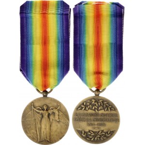 France WW I Victory Medal Type III 1922