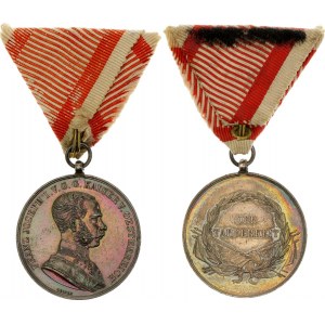 Austria Bravery Silver Medal Der Tapferkeit I Class Type IV 1914 - 1916