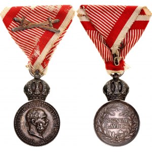 Austria Military Merit Medal Signum Laudis with Swords 1890