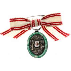 Austria Honor Decoration of the Red Cross Silver Medal Miniature 1914