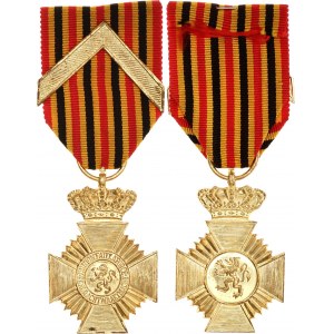Belgium Military Decoration Medal I Class for Long Service 1934 -1952