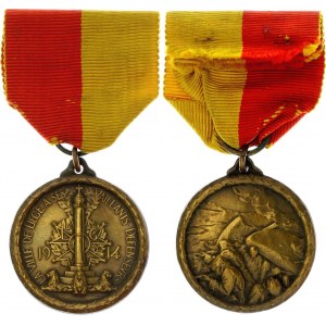 Belgium Medal for Liege 1914 1920