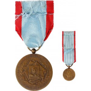 Belgium Postal Service Commemorative Medal with Miniature 1924