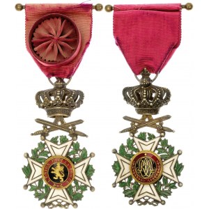 Belgium Leopold Order Officer Cross with Swords 1832