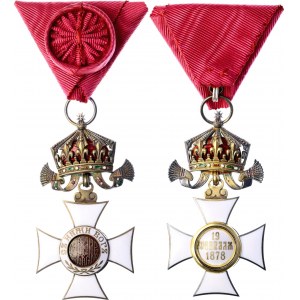 Bulgaria Order of Saint Alexander IV Class Officer Cross 1881