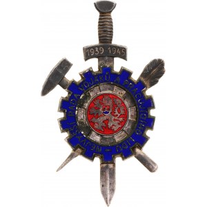 Czechoslovakia Resistance Group Commemorative Badge Supreme Council of Soldiers and Workers 1939 - 1945