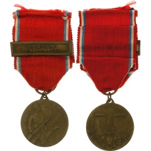France Verdun Bronze Medal III Type 1916