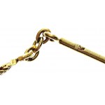 France Groupe of 5 Miniatures Gold Chain 20 -th Century