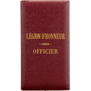 France Box for National Order of the Legion of Honor Officer Cross 20 Century