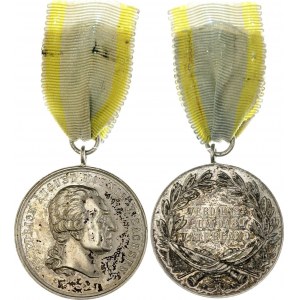 German States Saxony Military Merit Silver Medal Type IV 1849 - 1918