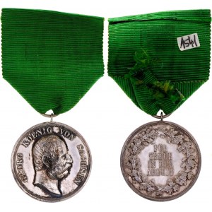 German States Saxony Work Medal Type IV 1902 - 1905