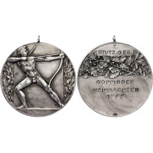 Germany - Weimar Republic Christmas Shooting Festival Silver Medal 1925