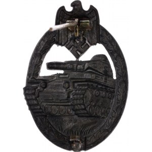 Germany - Third Reich Tank Badge in Silver I Grade 1939