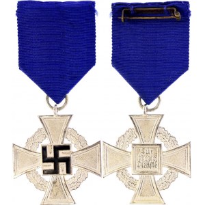 Germany - Third Reich Faithful Service II Class Silver Cross for 25 Years 1938