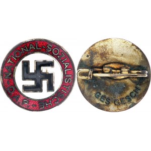 Germany - Third Reich Membership Party Badge NSDAP 1935 - 1945
