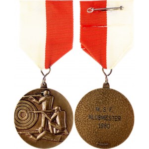 Great Britain Shooting Competition Medal 1980